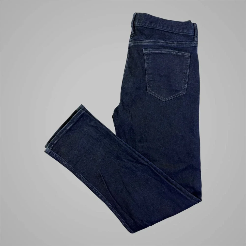 Banana Republic Traveler Slim Fit Jeans Mens 34x34 Dark‎ Wash Indigo Denim Pants